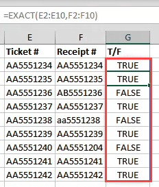 Як знайти відповідні значення в Excel