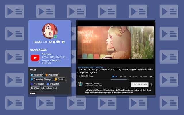 Hvernig á að búa til sérsniðna discord stöðu með YouTube, Twitch og fleira