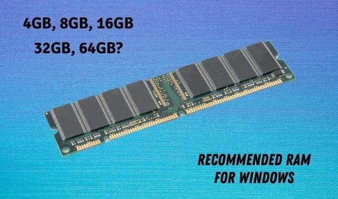 Requisitos de RAM de Windows 10 e Windows 7 - Canta memoria necesitas?