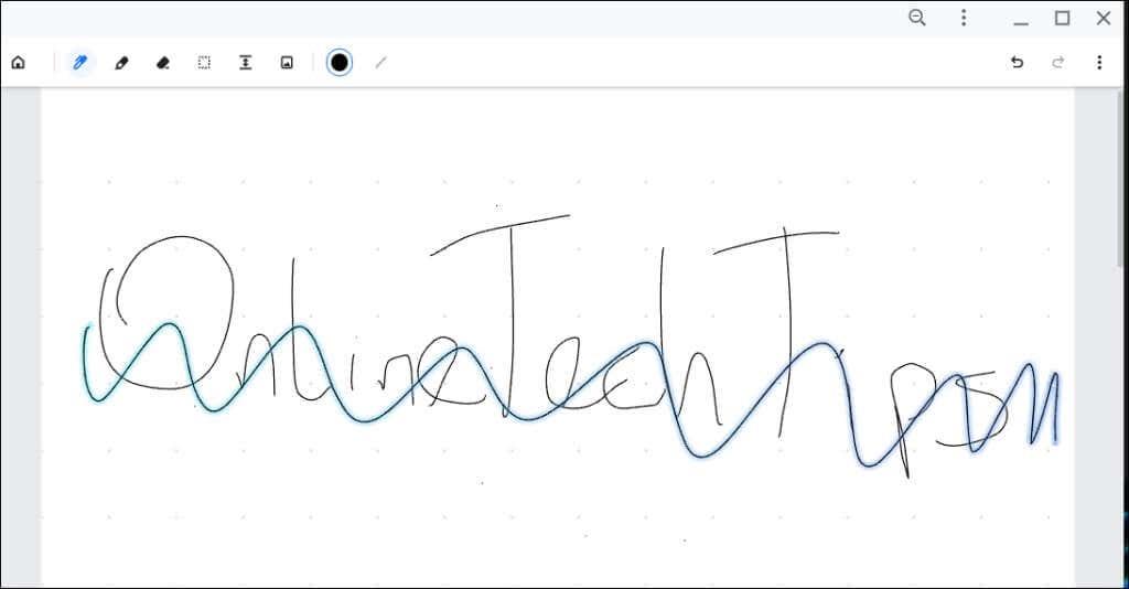 Slik bruker du Google Cursive på Chromebooken din