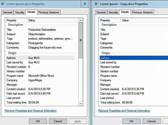 Com esborrar completament les metadades personals dels documents de Microsoft Office