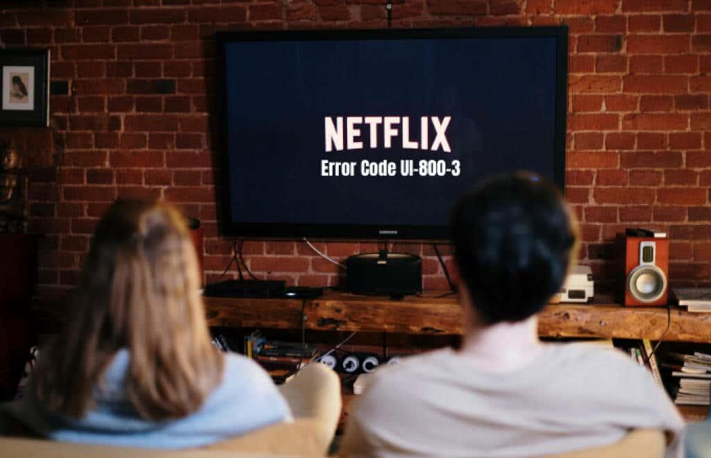 Hvernig á að laga Netflix villukóða UI-800-3