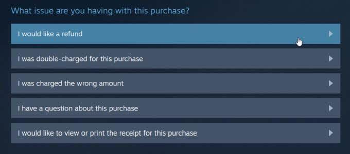 Jak vrátit peníze za hru ve službě Steam