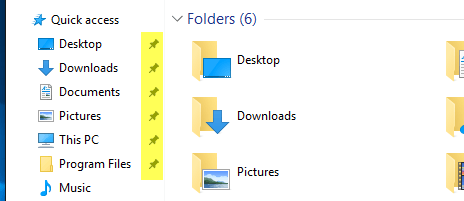 Aseta oletuskansio, kun avaat Explorerin Windows 10:ssä
