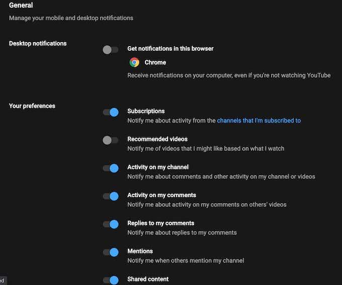 Com desactivar i gestionar les notificacions de YouTube