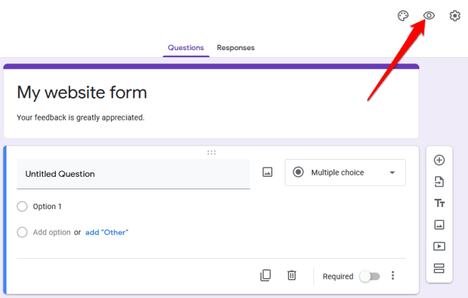 Slik legger du inn Google Forms på nettstedet ditt