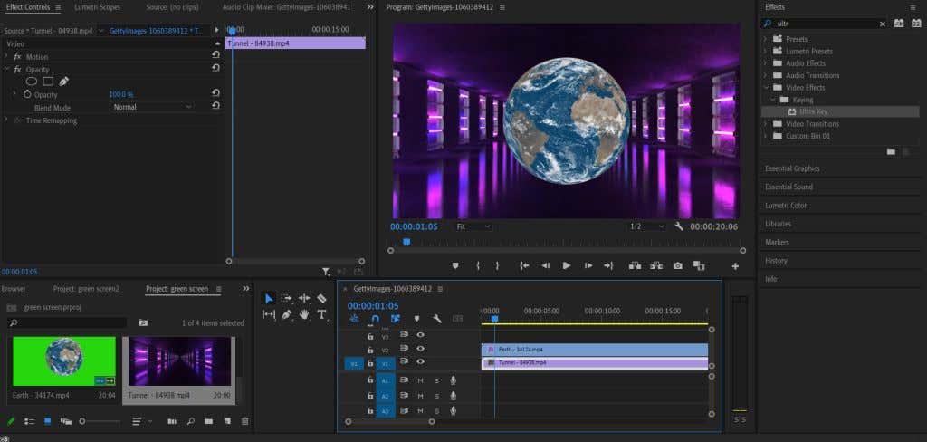 Com editar el vídeo de pantalla verda a Adobe Premiere Pro