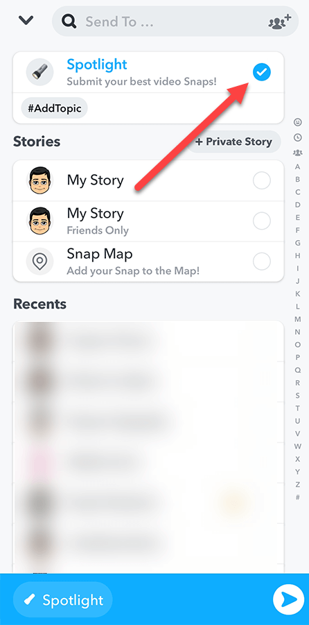 Što je Snapchat Spotlight i kako ga poslati