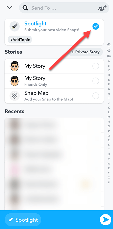 Que é Snapchat Spotlight e como enviar un