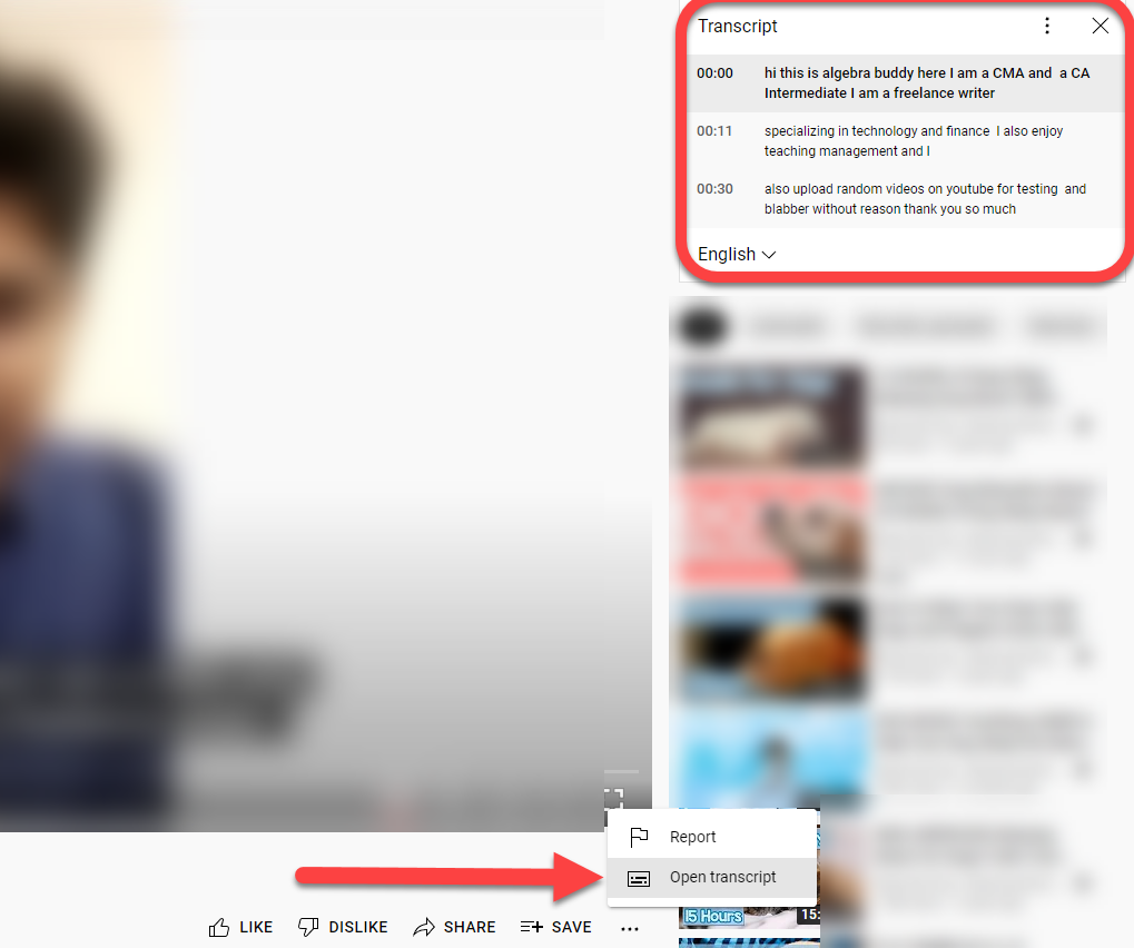 4 načina za pretvaranje YouTube videa u tekst ili transkript