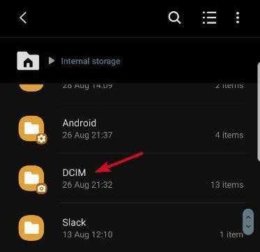Com transferir fitxers des de l'emmagatzematge d'Android a una targeta SD interna