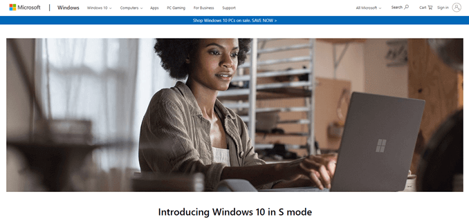 Que é "Windows 10 en modo S"?  Podo cambialo a Windows normal?