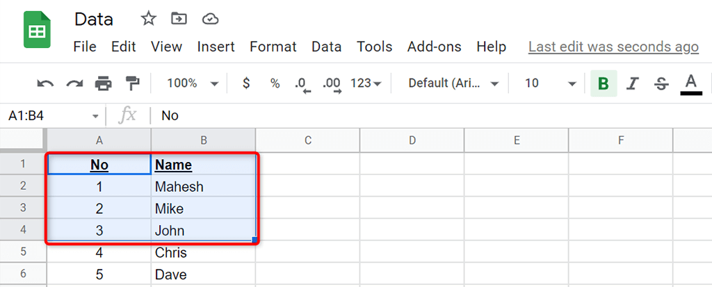 Com configurar l'àrea d'impressió a Google Sheets