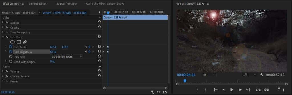 Com crear un efecte de resplendor solar a Adobe Premiere Pro