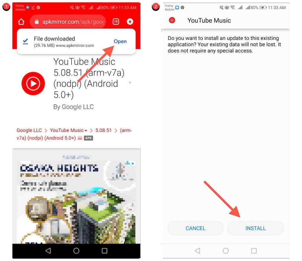 Kuinka päivittää Android-sovellukset