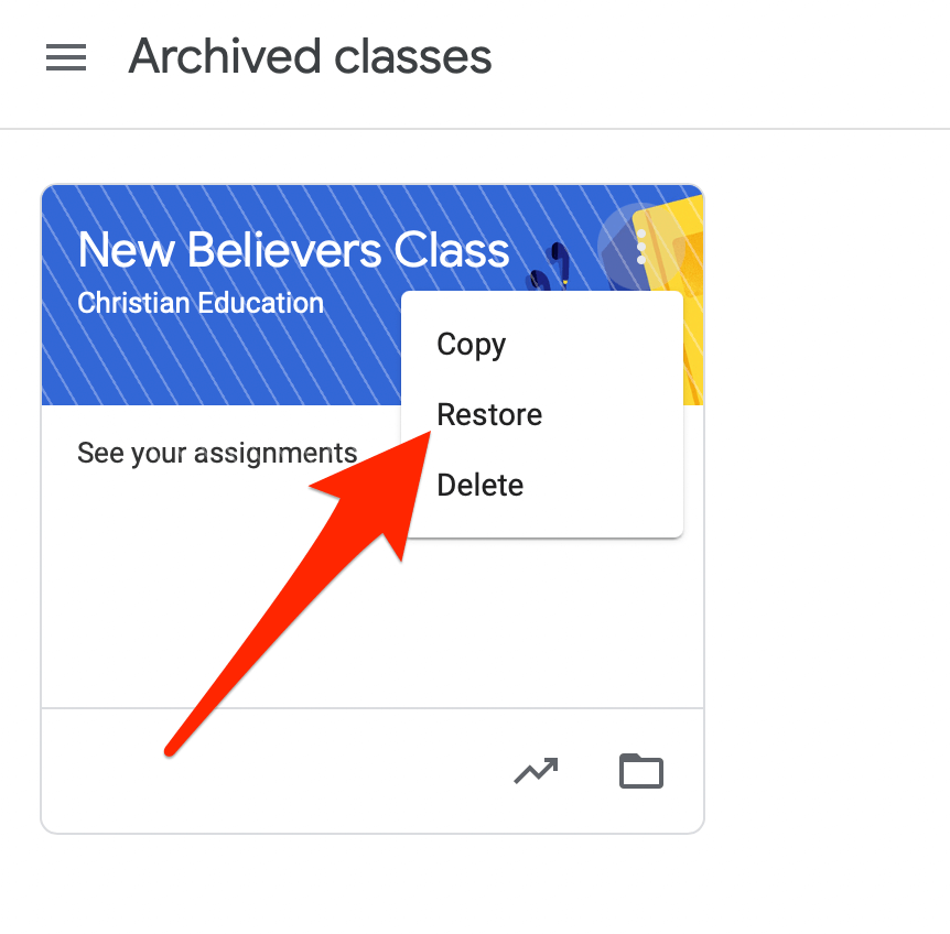 Πώς να αρχειοθετήσετε ή να διαγράψετε ένα Google Classroom