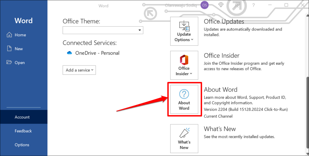 Hvilken versjon av Microsoft Office har jeg?