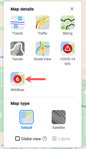 Πώς να χρησιμοποιήσετε το Google Maps Wildfire Tracking