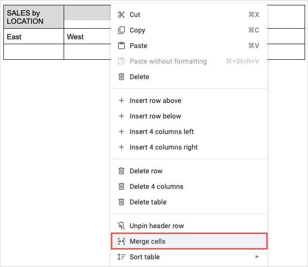 Com afegir, editar, ordenar i dividir una taula a Google Docs