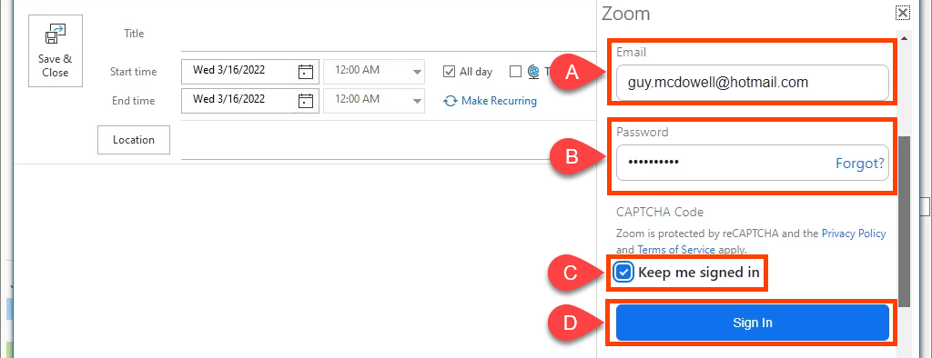 Hur man lägger till Zoom till Microsoft Outlook via tillägget