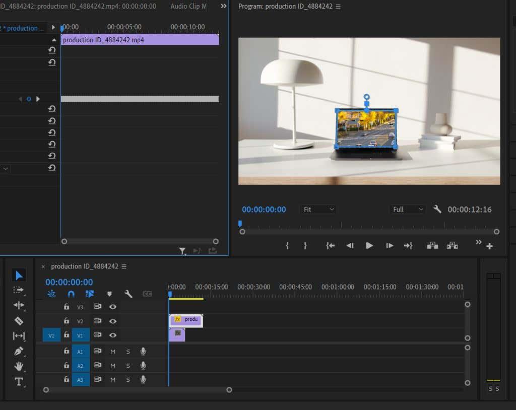 Com inserir un vídeo dins d'un vídeo a Adobe Premiere