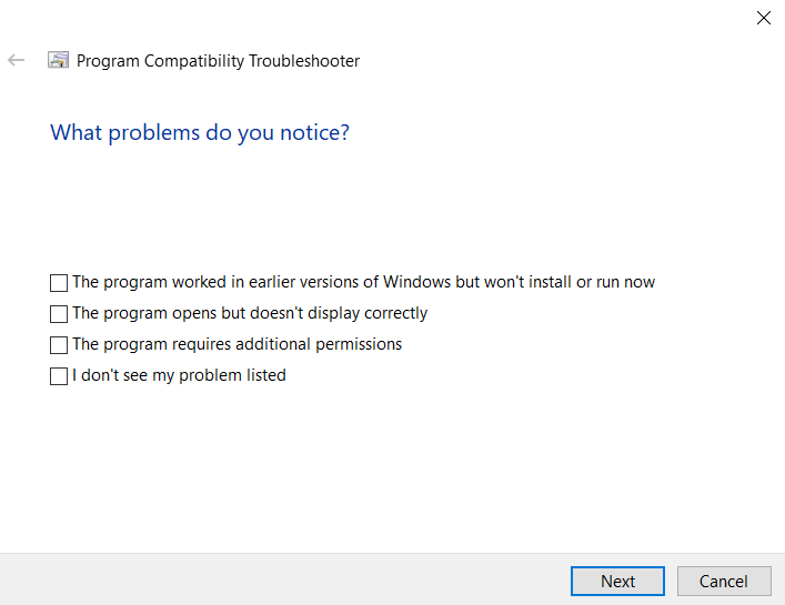 Käivitage vanemaid programme Windows 11/10 ühilduvusrežiimis