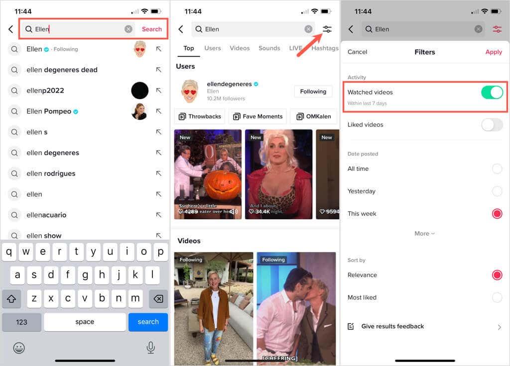 História pozerania TikTok: Ako zobraziť videá, ktoré ste si pozreli