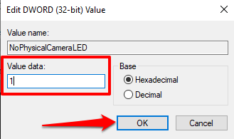 Como activar/desactivar as notificacións OSD da cámara web en Windows 10