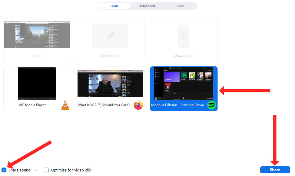Πώς να μοιραστείτε τον ήχο στο Zoom