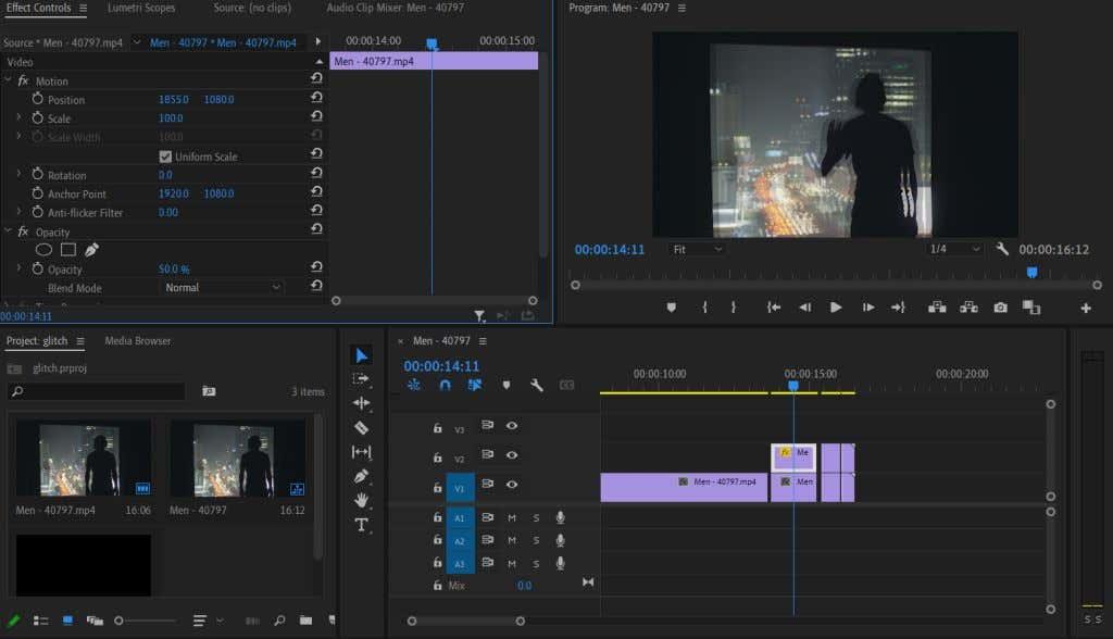 Com fer un efecte glitch a Adobe Premiere Pro