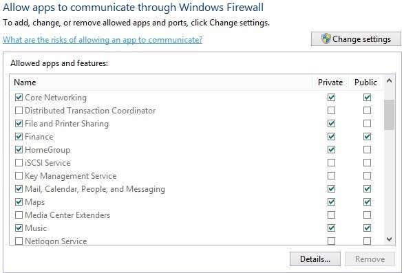 Upravte pravidla a nastavení brány firewall systému Windows 10