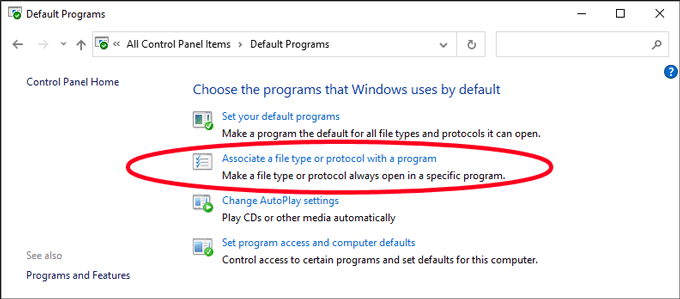 Ako zmeniť priradenia súborov v systéme Windows 10