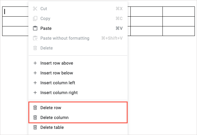 Tabeli lisamine, redigeerimine, sortimine ja poolitamine Google Docsis