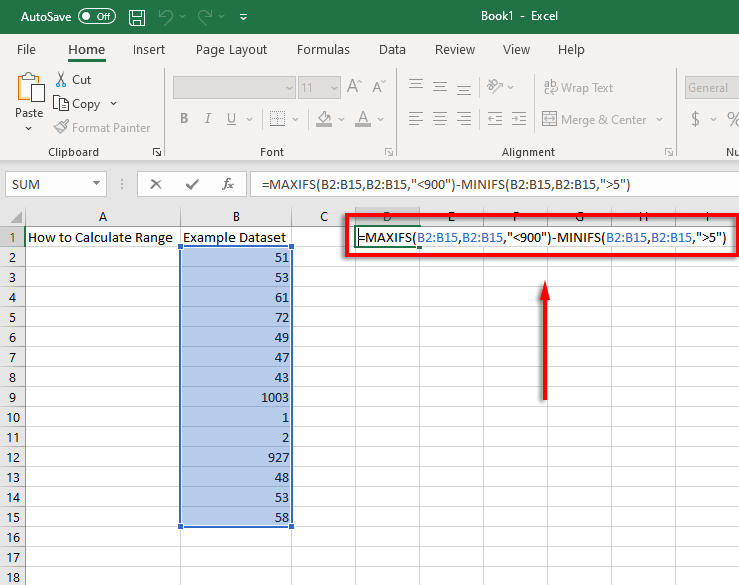 Com trobar i calcular l'interval a Excel