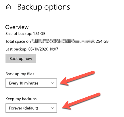 Como restaurar versións anteriores de ficheiros en Windows 10