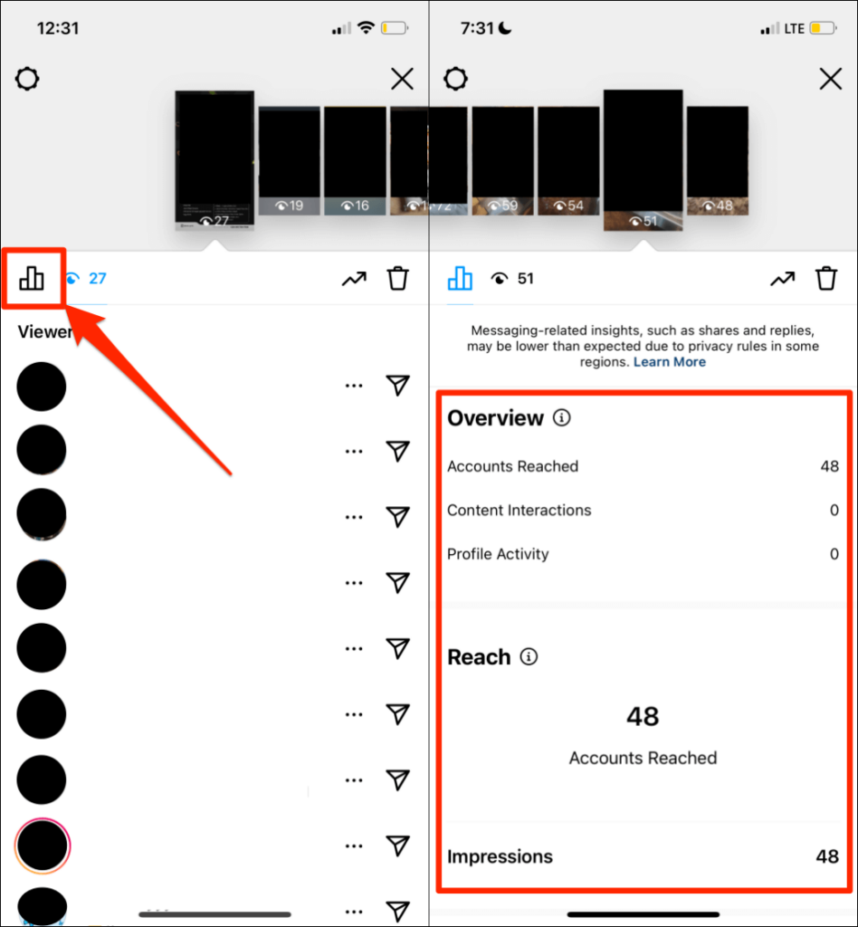 Kan du se vem som såg din Instagram-berättelse?