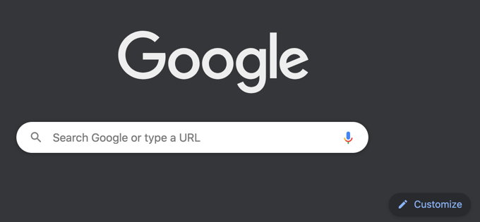 Kuidas Google Chrome'is tausta muuta