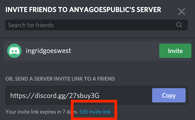 Com enviar i personalitzar invitacions a Discord