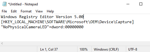 Како укључити/искључити ОСД обавештења за веб камеру у оперативном систему Виндовс 10