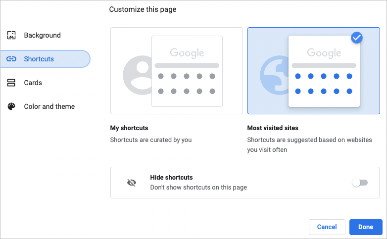 Més de 6 maneres de personalitzar Google Chrome