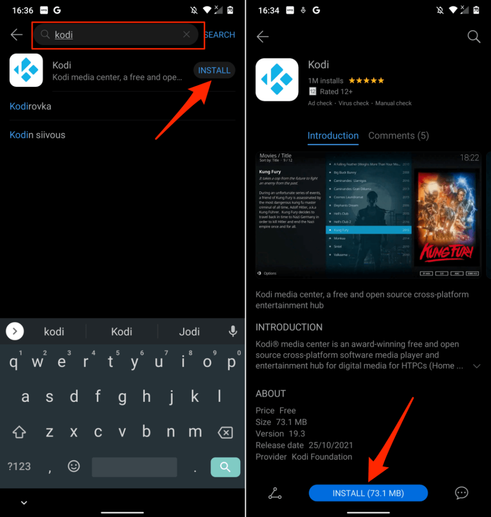 Ako nainštalovať Kodi na Android