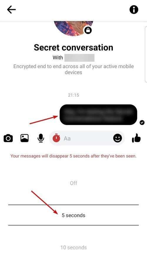 Как да изпращате самоунищожаващи се съобщения във Facebook Messenger