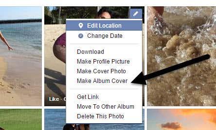 Kuinka vaihtaa albumin kansi Facebookissa