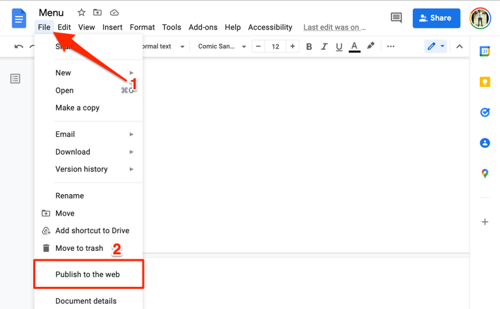 7 maneres de desar una imatge de Google Docs