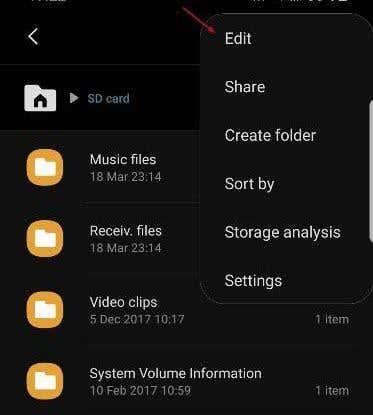 Як перенести файли зі сховища Android на внутрішню SD-карту