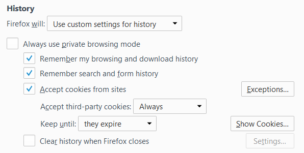 Com activar la navegació privada a Firefox
