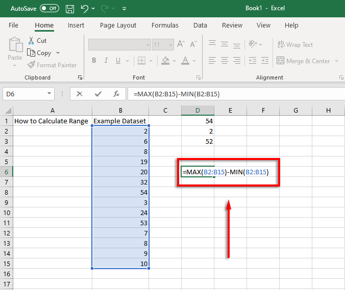 Com trobar i calcular l'interval a Excel