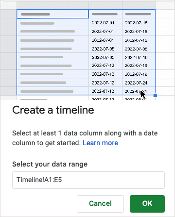 Как да използвате изгледа на времевата линия на Google Sheets за управление на проекти