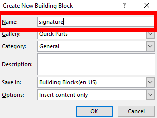 Com inserir una signatura en un document de Microsoft Word