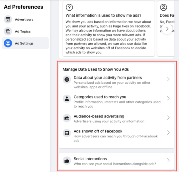 Како да промените подешавања огласа на Фејсбуку
